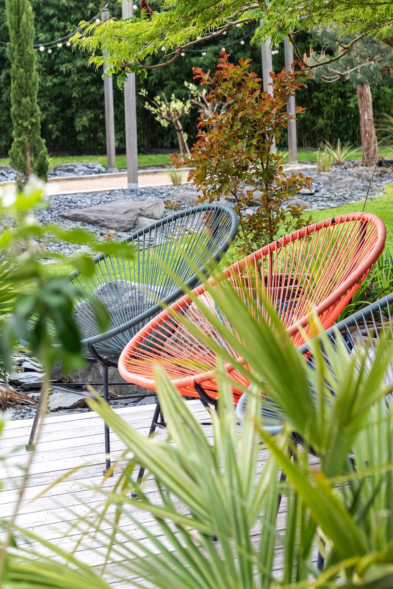 Normandie terrasse en lames d’Ipé profilées, aménagements paysagers et entretien