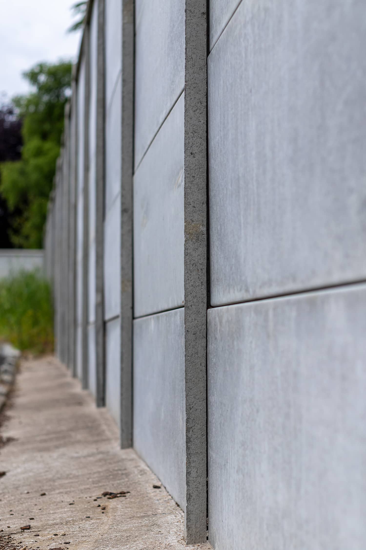 Franqueville Saint Pierre chantier Carrier clôtures murs béton